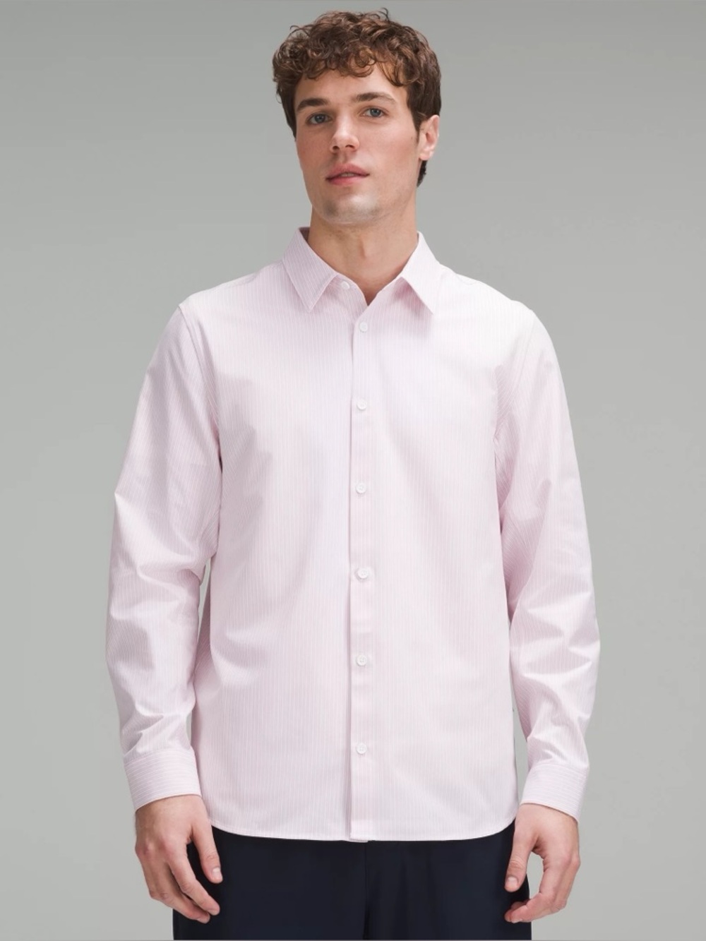 Lululemon New Venture Classic-Fit Long-Sleeve Shirt Size Medium